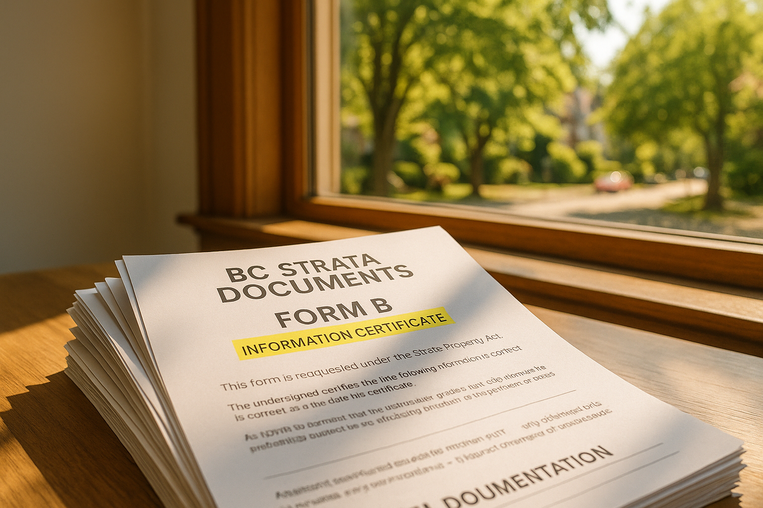 Form B in Early Summer: What BC Buyers and Realtors Must Check Before Removing Subjects