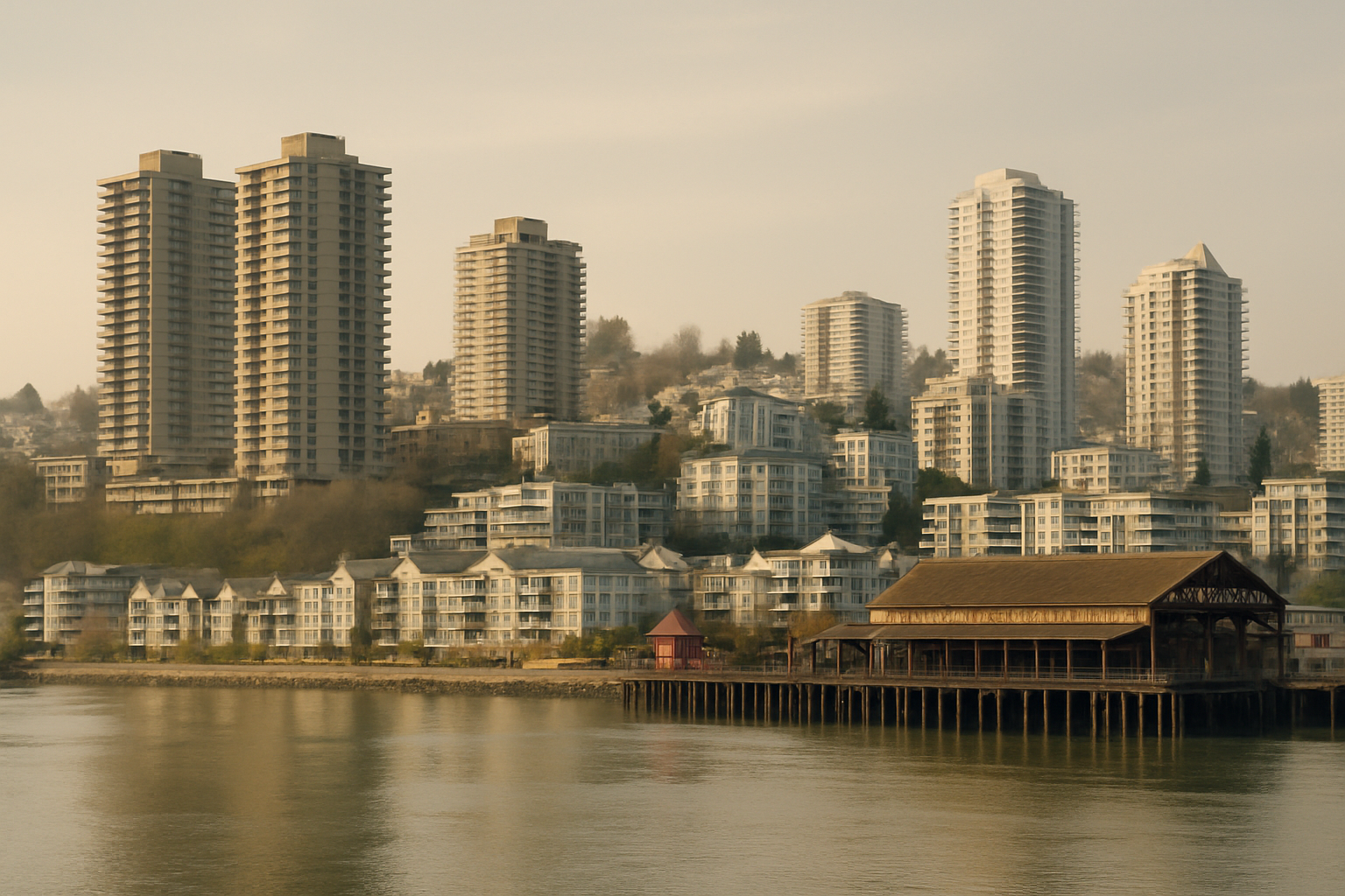New Westminster, BC skyline